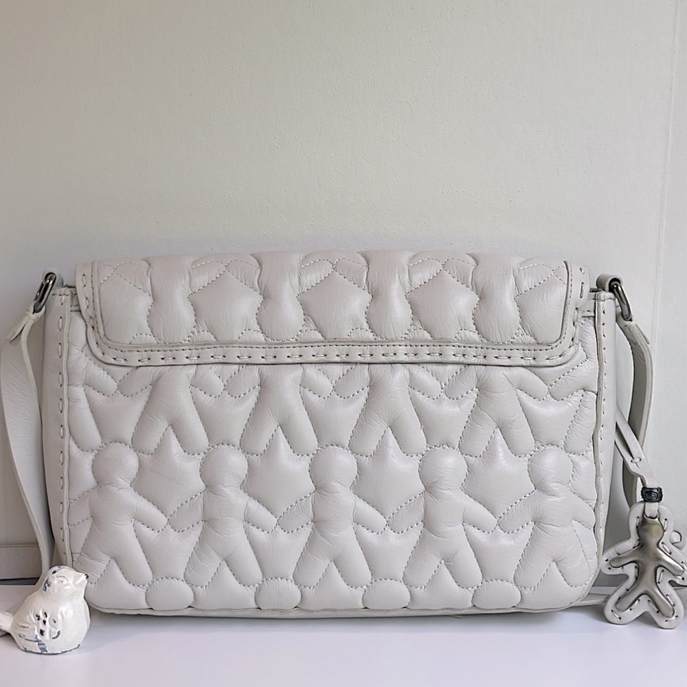 Henry Beguelin Italian Leather Crossbody / Color Chalk €440/$594 - Picture 6 of 17